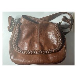 Brown Bongo Leather Satchel